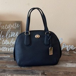 Coach Navy Mini Satchel